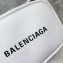 Balenciaga Calfskin Everyday Camera XS Bag White