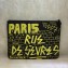 Balenciaga Classic Pouch Clutch Bag Graffiti Black/Yellow