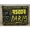 Balenciaga Classic Pouch Clutch Bag Graffiti Black/Yellow