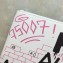 Balenciaga Classic Pouch Clutch Bag Graffiti White/Pink