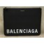 Balenciaga Ville Pouch Clutch Large Bag Black/White