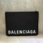 Balenciaga Ville Pouch Clutch Large Bag Black/White