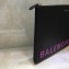 Balenciaga Ville Pouch Clutch Large Bag Black/Purple
