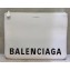 Balenciaga Ville Pouch Clutch Large Bag White