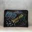 Balenciaga Bazar Pouch Clutch Bag Graffiti Black/Multicolor