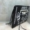 Balenciaga Classic City Pouch Clutch Bag Graffiti Black/White