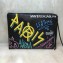 Balenciaga Classic City Pouch Clutch Bag Graffiti Black/Multicolor