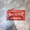 Balenciaga Classic City Pouch Clutch Bag with Strap Red