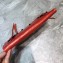 Balenciaga Classic City Pouch Clutch Bag with Strap Red