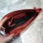 Balenciaga Classic City Pouch Clutch Bag with Strap Red