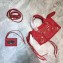 Balenciaga Classic City Nano Bag in Goatskin Red/Gold