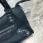 Balenciaga Classic City Nano Bag in Goatskin Royal Blue/Silver