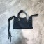 Balenciaga Classic City Nano Bag in Goatskin Royal Blue/Gold