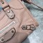 Balenciaga Classic City Nano Bag in Goatskin Nude Pink/Silver