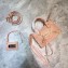 Balenciaga Classic City Nano Bag in Goatskin Nude Pink/Gold