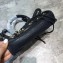 Balenciaga Classic City Nano Bag in Goatskin Dark Blue/Gold