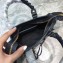Balenciaga Classic City Nano Bag in Goatskin Dark Blue/Gold