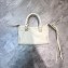 Balenciaga Classic City Nano Bag in Goatskin White/Gold