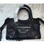 Balenciaga Classic City Nano Bag in Goatskin Black/Silver