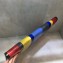 Balenciaga Bazar Pouch Clutch Bag Red/Etoupe/Yellow/Blue