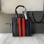 Balenciaga Bazar Shopper XS Shopping Tote Bag Dark Blue/Black/Red