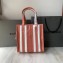 Balenciaga Bazar Shopper XS Shopping Tote Bag Lobster Pink/White