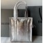Balenciaga Bazar Shopper XXS Shopping Tote Bag Silver