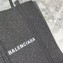 Balenciaga Everyday Shopping Tote XS Bag Glitter Dark Gray
