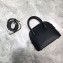 Balenciaga Ville Top Handle XXS Bag I Love Techno Black