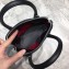 Balenciaga Ville Top Handle XXS Bag You Are The World Black