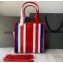 Balenciaga Bazar Shopper XS Shopping Tote Bag Red/Blue/White