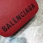 Balenciaga Grained Calfskin Ville Camera XS Bag Red