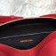 Balenciaga Grained Calfskin Ville Camera XS Bag Red