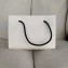 Balenciaga Grained Calfskin Horizontal Shopping Tote Bag White