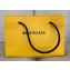 Balenciaga Grained Calfskin Horizontal Shopping Tote Bag Yellow