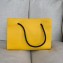 Balenciaga Grained Calfskin Horizontal Shopping Tote Bag Yellow