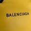 Balenciaga Grained Calfskin Horizontal Shopping Tote Bag Yellow