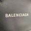 Balenciaga Grained Calfskin Horizontal Shopping Tote Bag Black