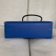 Balenciaga Grained Calfskin Horizontal Shopping Tote Bag Blue
