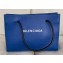 Balenciaga Grained Calfskin Horizontal Shopping Tote Bag Blue