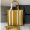 Balenciaga Bazar Shopper XS Shopping Tote Bag Yellow/White