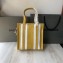 Balenciaga Bazar Shopper XS Shopping Tote Bag Yellow/White