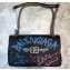 Balenciaga Graffiti BB Round M Bag Black/Multicolor