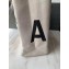 Balenciaga Canvas Shopping Tote Large Bag Logo Creamy