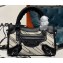 Balenciaga All Over Logo Canvas Classic Mini City Bag Creamy