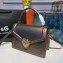 Dolce & Gabbana Medium Devotion Top Handle Bag in Mordore Nappa Leather Bronze 2019