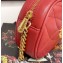 Dolce & Gabbana Devotion Camera Bag in Quilted Nappa Leather Red 2019