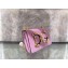 Dolce & Gabbana Baroque DG Girls Shoulder Bag In Leather Glitter Pink 2019