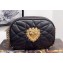 Dolce & Gabbana Devotion Camera Bag in Quilted Nappa Leather Black 2019