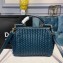 Dolce & Gabbana Medium Sicily Bag in Raffia Crochet Dark Green